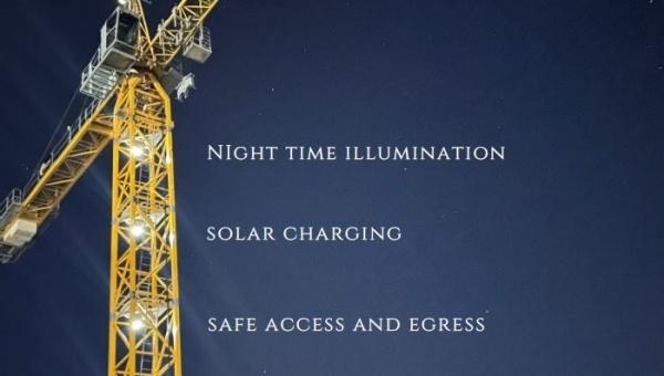 New solar powered access lighting. May 2021